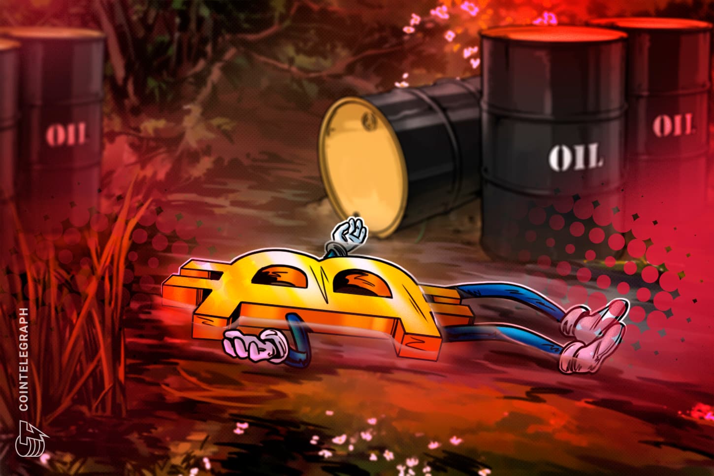 Bitcoin slides as Iran ceasefire collapse sees $75 oil on Hormuz blockade threats