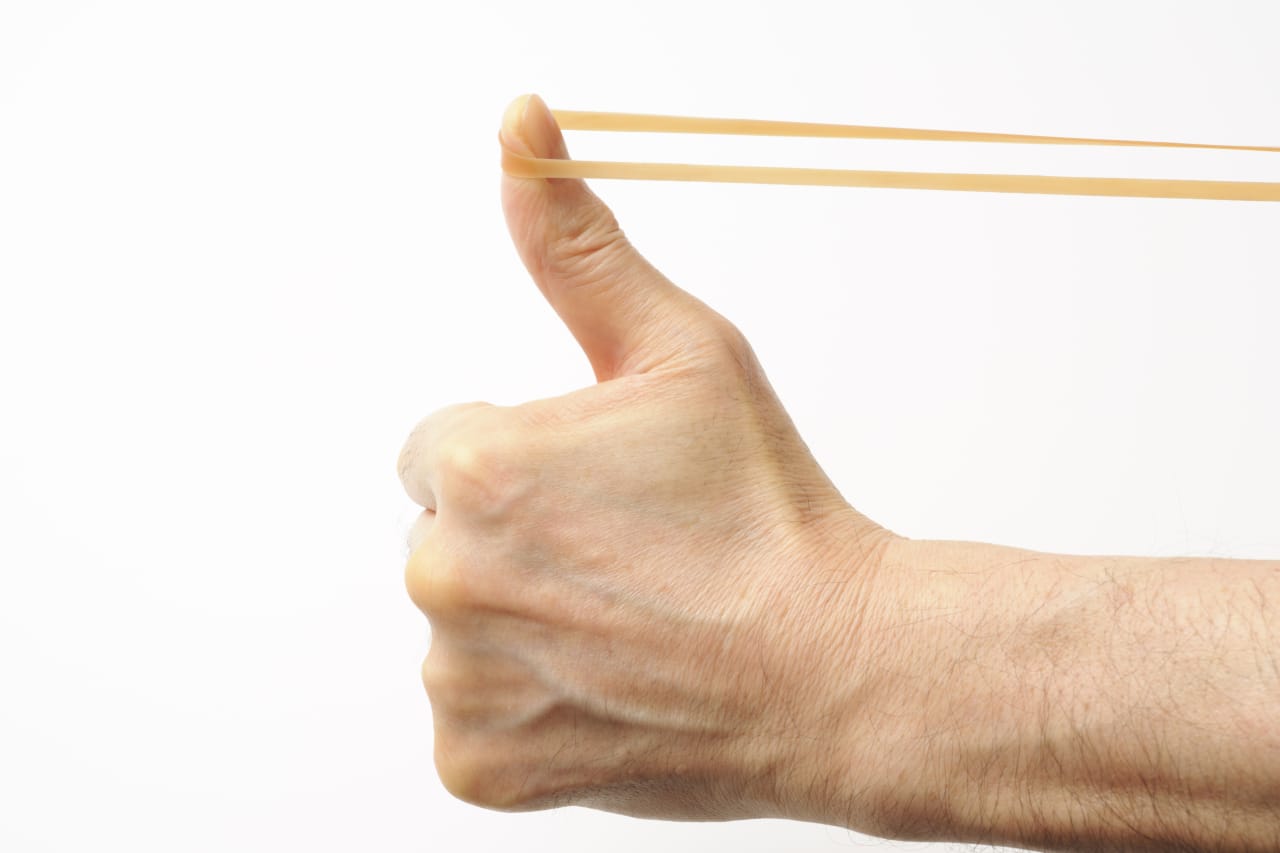 The U.S. stock market is looking like a rubber band ready to snap