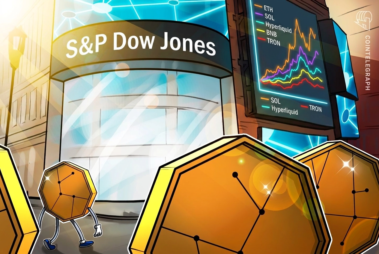 S&P launches blockchain fundamentals index for digital assets