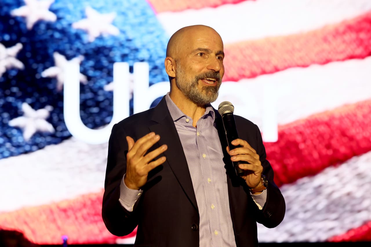 Uber profit narrowly beat forecasts as trips across its platform surge
