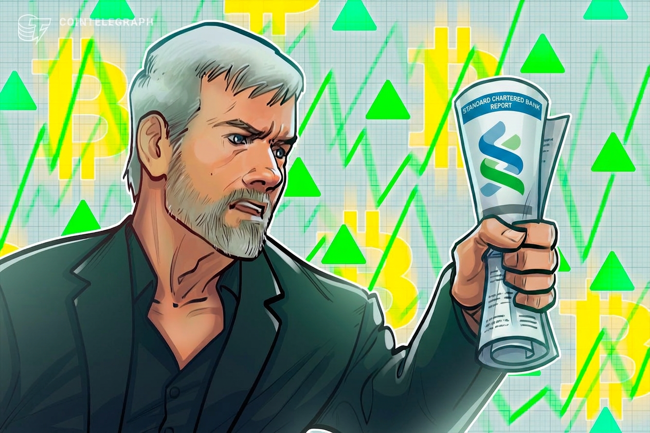 Strategy's Saylor needs clarity in BTC pivot message to convince investors: StanChart