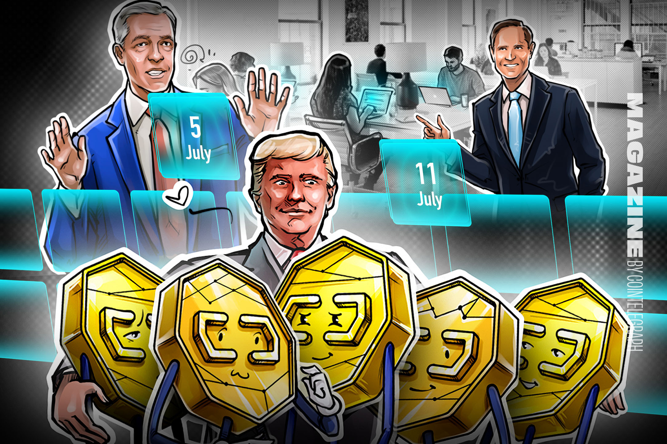 Robinhood L2 sparks ETH optimism, Saylor 'muddies waters.' Hodler's Digest, July 5-12, 2026