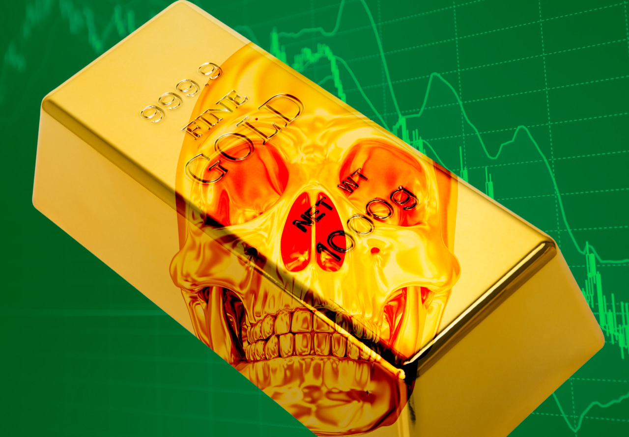 Gold is on the verge of a ‘death cross’ that could surprisingly foreshadow gains
